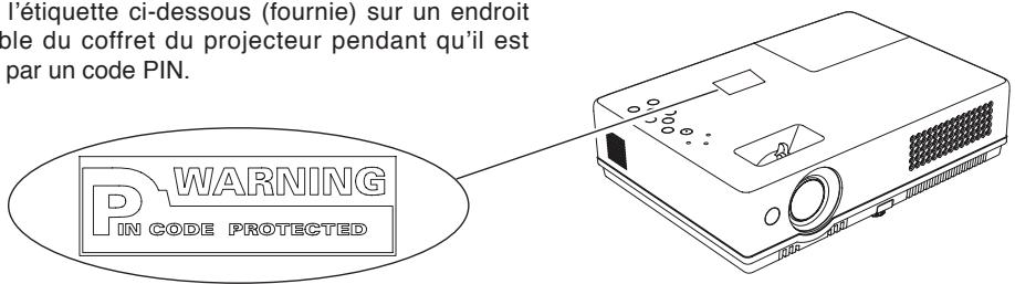 LOGICOM-SANYO PLC-XW60 - N^ de verrouillage par code PIN logo - 2