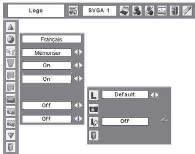 LOGICOM-SANYO PLC-XW60 - Mémoriser logo PIN code - 1
