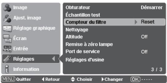 LOGICOM-SANYO PLV-Z2000 - Réglages d'usine - 1