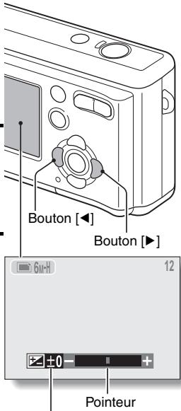 LOGICOM-SANYO XACTI VPC-S6 - Appuyez sur le bouton [«] ou [»] pour régler l'exposition. - 1