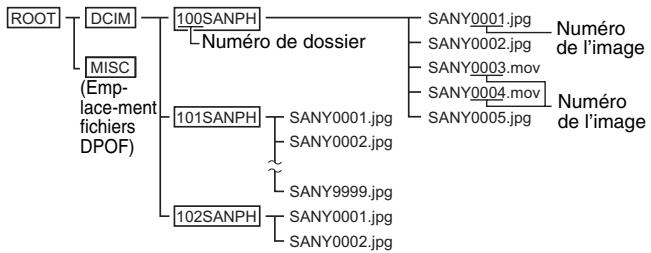 LOGICOM-SANYO XACTI VPC-S6 - Configuration des repertoires de la carte - 1