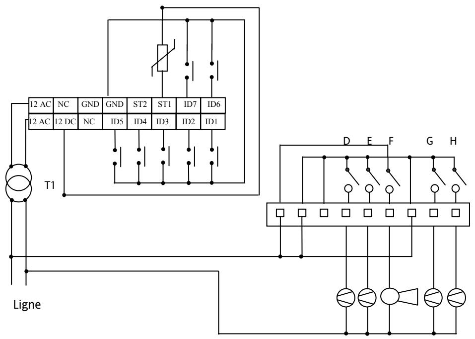 ELIWELL EWCM 400 - Schémas de connexion - 4