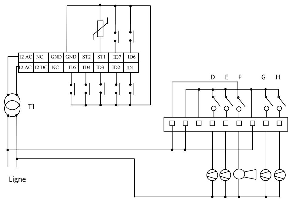ELIWELL EWCM 400 - Schémas de connexion - 3