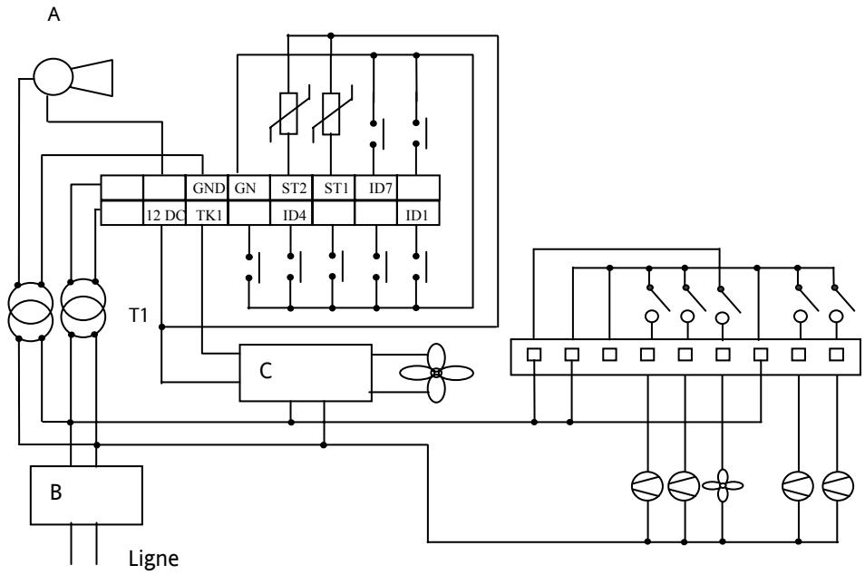 ELIWELL EWCM400 - Schémas de connexion - 2