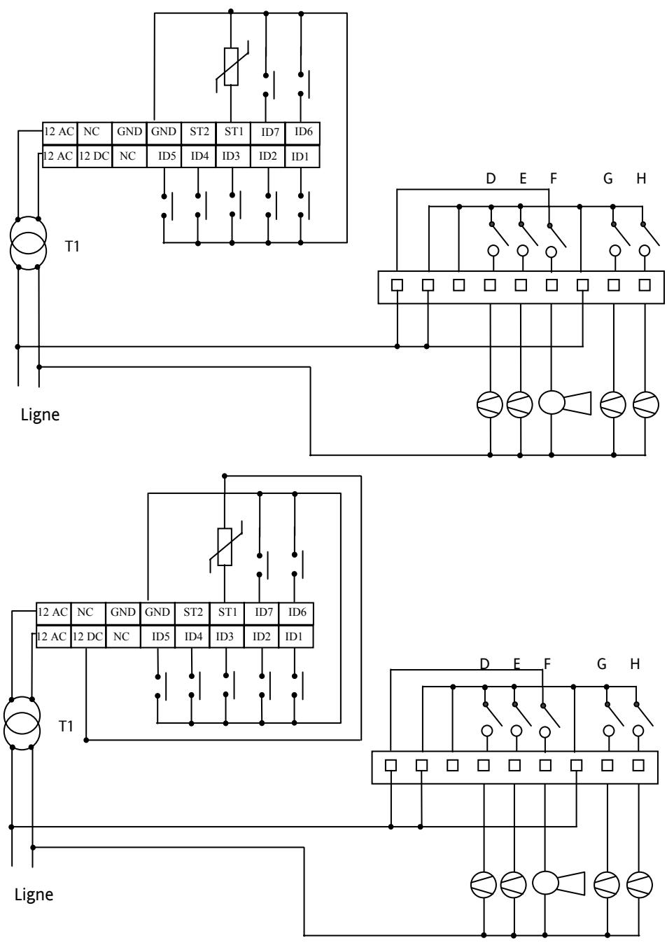 ELIWELL EWCM400 - Schémas de connexion - 3