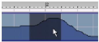 PROPELLERHEAD REASON 2.0 - Sélection de sections d'une piste de contrôleurs - 1