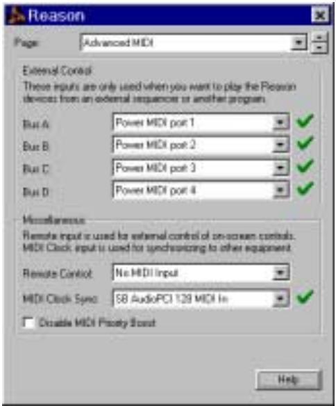 PROPELLERHEAD REASON 2.0 - Synchronisation de Reason à un apparéil externe - 2