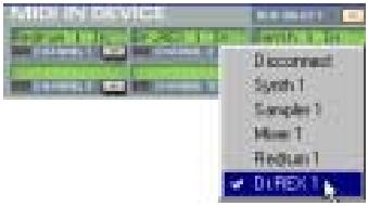 PROPELLERHEAD REASON 2.0 - Utilisation des ports External Control Bus - 1
