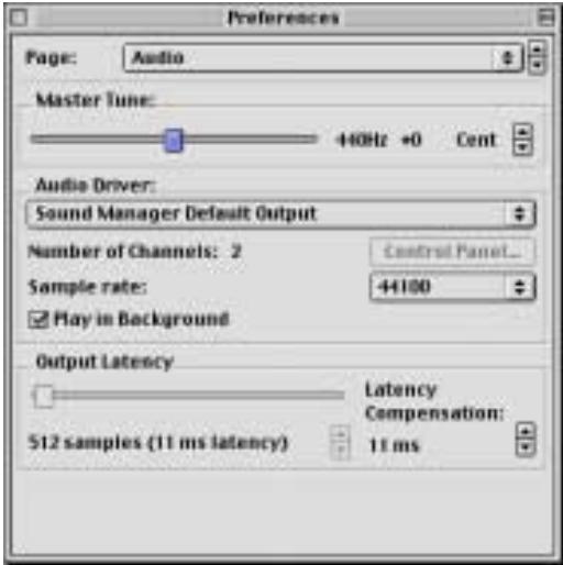 PROPELLERHEAD REASON 2.0 - Preferences - Audio - 1