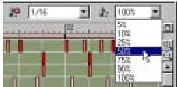 PROPELLERHEAD REASON 2.0 - Sélectionnez un pourcentage de quantisation au menu dérounant prévu à cet effet. - 1