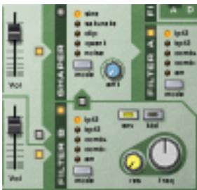 PROPELLERHEAD REASON 2.0 - Deux oscillateurs chacun affecté à un filtré - 1