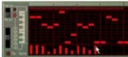 PROPELLERHEAD REASON 2.0 - Cliquez ensuite dans la moitié inférieure de la fenêtre des Patterns. - 1