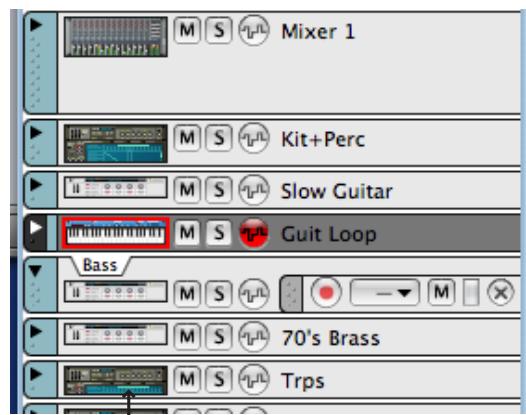 PROPELLERHEAD REASON 4 - A propos des pistes, des bandes, des clips et des événements - 3