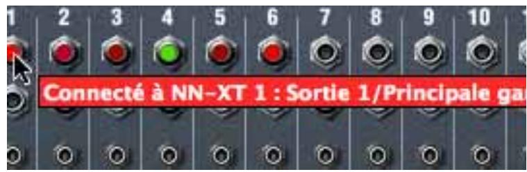 PROPELLERHEAD REASON 4 - Positionnez le pointeur au-dessus du connecteur. - 1
