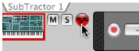 PROPELLERHEAD REASON 4 - Enregistrer l'automation des paramètres de la piste - 1