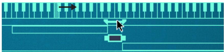 PROPELLERHEAD REASON 4 - Déplacer les zones en déplaçant la barre - 1