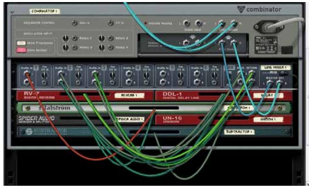 PROPELLERHEAD REASON 4 - Comment éviter les connexions de routage exter - 1