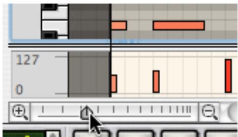 PROPELLERHEAD REASON 4 - Zoom avec les curseurs de grossissement - 1