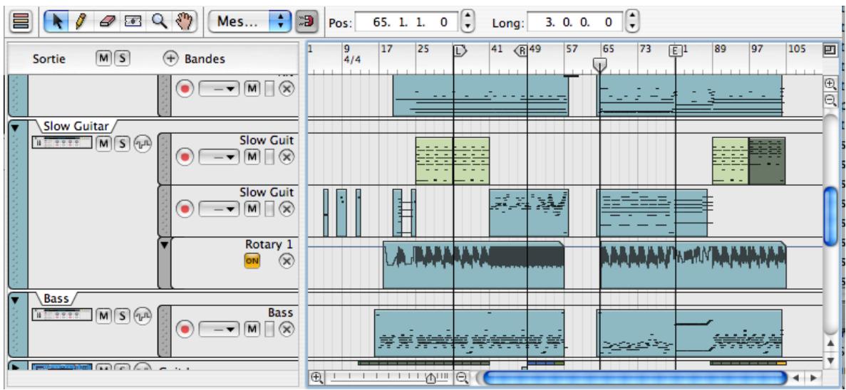 PROPELLERHEAD REASON 4 - Editor des clips en mode arrangement - 1