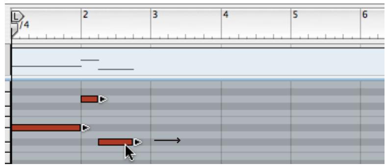 PROPELLERHEAD REASON 4 - Déplacer des notes - 1