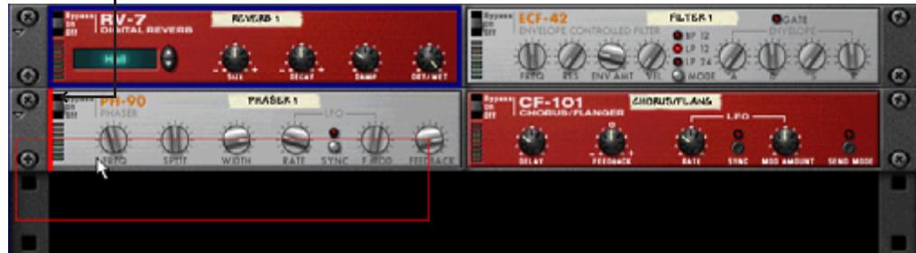 PROPELLERHEAD REASON 4 - Réorganiser les modules - 1