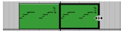 PROPELLERHEAD REASON 4 - Redimensionner les clips - 2