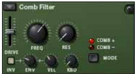 PROPELLERHEAD REASON 4 - Filtre Peigne - 1
