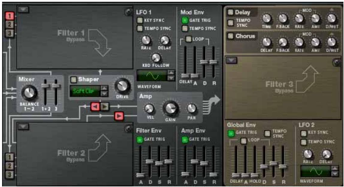 PROPELLERHEAD REASON 4 - Emplacements de Filtre - 1
