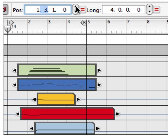 PROPELLERHEAD REASON 4 - Editor les valeurs de plusieurs clips sélectionnés - 2