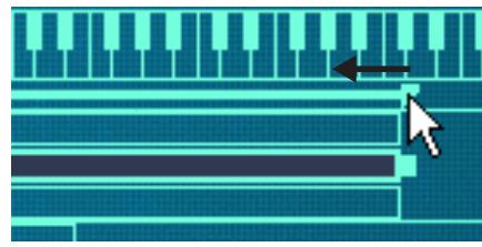 PROPELLERHEAD REASON 4 - En déplaçant les poignées de limites dans la zone de barre - 5