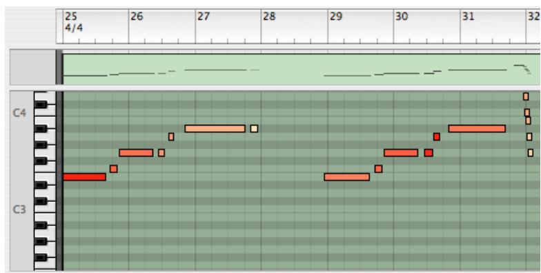 PROPELLERHEAD REASON 4 - A propos des modes d'édition de notes - 2