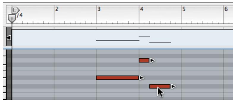 PROPELLERHEAD REASON 4 - Déplacer des notes - 2