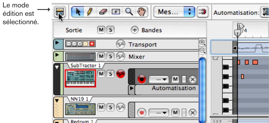 PROPELLERHEAD REASON 4 - Mode édition - 1