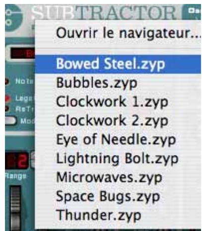 PROPELLERHEAD REASON 4 - Sélectionner un patch - 3