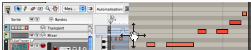 PROPELLERHEAD REASON 4 - Défilements avec l'outil Main - 1