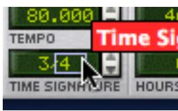 PROPELLERHEAD REASON 4 - Tempo et signature temporelle - 2