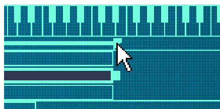 PROPELLERHEAD REASON 4 - En déplaçant les poignées de limites dans la zone de barre - 6