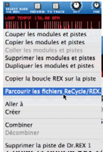PROPELLERHEAD REASON 4 - Menu contexts - 1