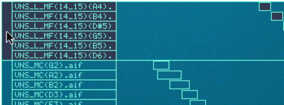 PROPELLERHEAD REASON 4 - Sélectionner toutes les zones d'un groupe - 2