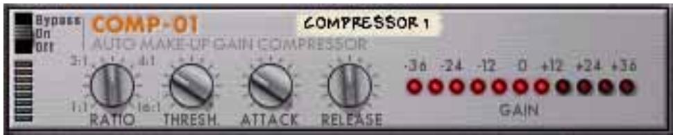 PROPELLERHEAD REASON 4 - COMP-01 Compresseur à gain de sortie automatique - 1