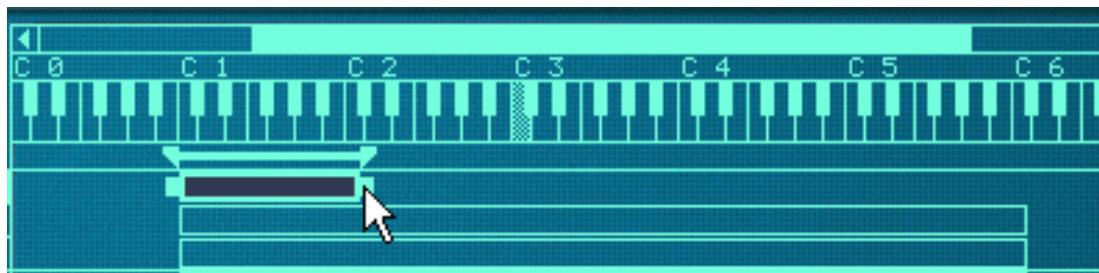 PROPELLERHEAD REASON 4 - En déplaçant les poignées aux extrémités de la zone - 2