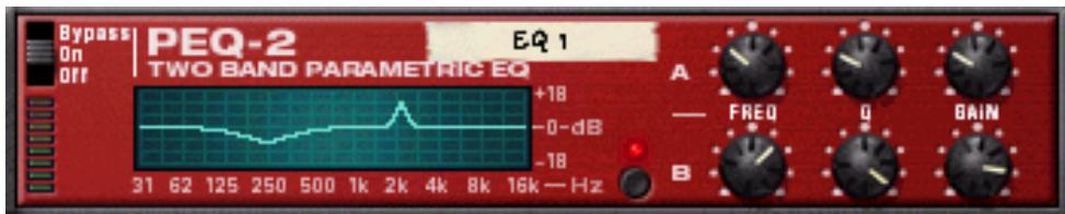 PROPELLERHEAD REASON 4 - PEQ-2 Égaliseur paramétrique 2 bandes - 1