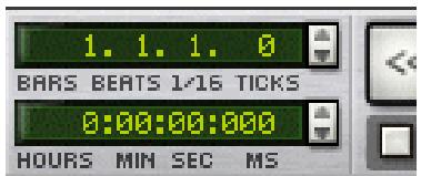 PROPELLERHEAD REASON 4 - Position du morceau - 1