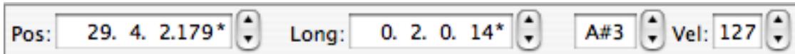 PROPELLERHEAD REASON 4 - Editor les événements de notes dans l'inspecteur - 1
