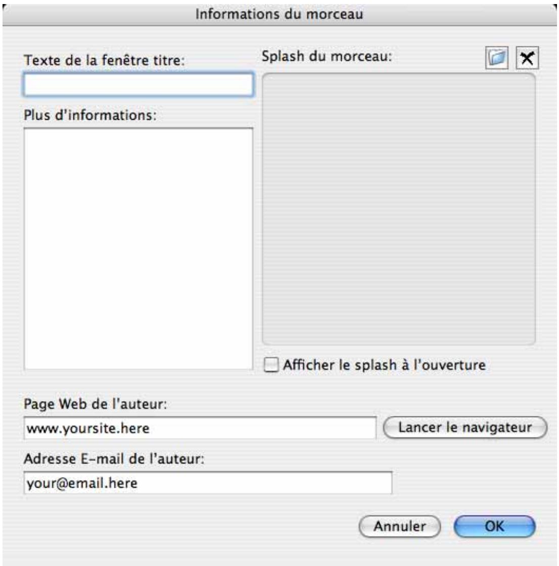 PROPELLERHEAD REASON 4 - Informations sur le morceau... - 1