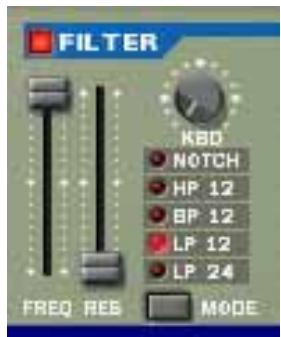 PROPELLERHEAD REASON 4 - La section filtre - 1