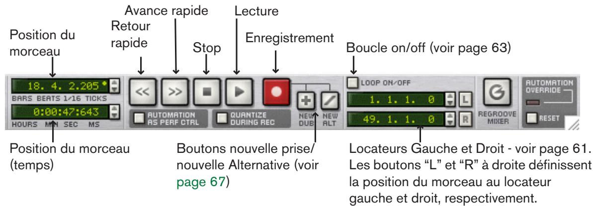 PROPELLERHEAD REASON 4 - Contrôleurs du transport - vue générale - 1