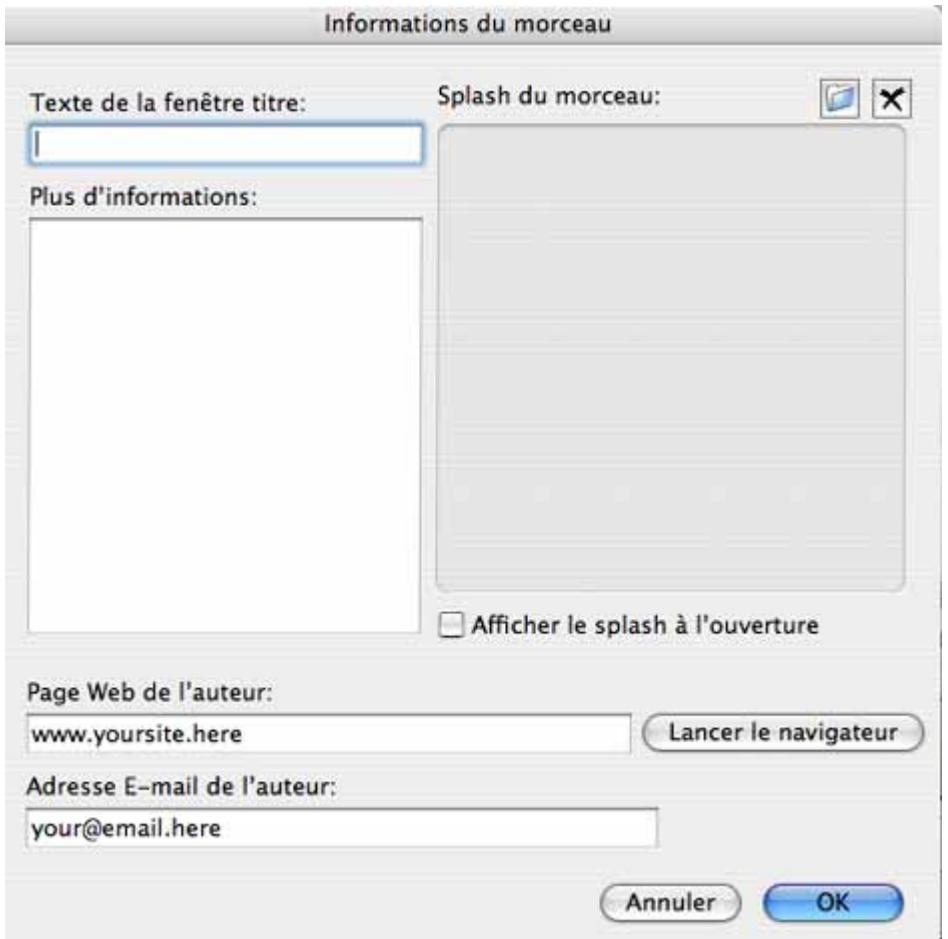PROPELLERHEAD REASON 4 - Informations sur le morceau - 1