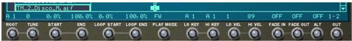 PROPELLERHEAD REASON 4 - Paramètres de sample - 1
