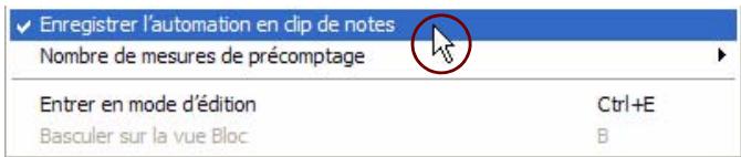 PROPELLERHEAD REASON 5 - Enregistrement de l'automation de paramètres dans des clips de notes - 1